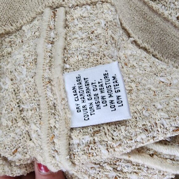 St John Marie Tan Brown Santana Knit Zip Tunic Blazer 12 - Picture 14 of 16